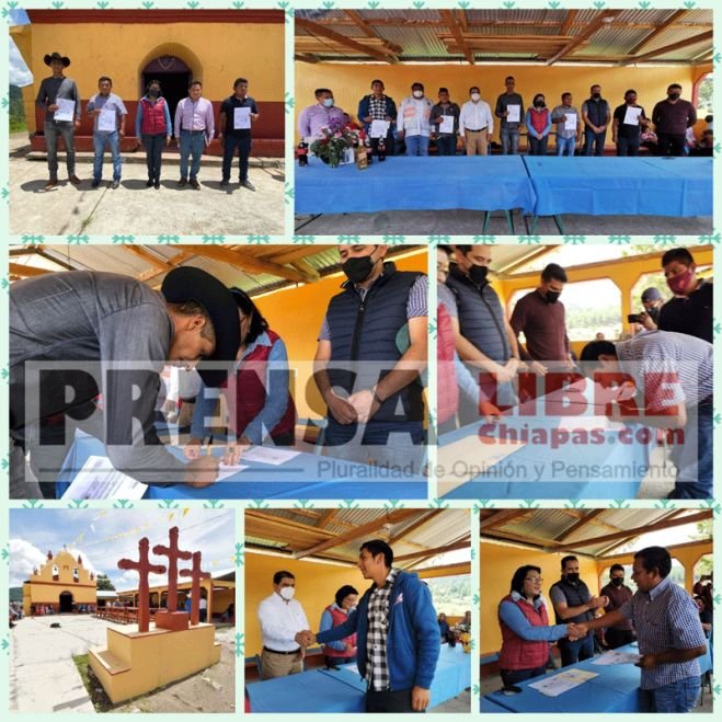 Entrega Ayuntamiento de San Cristóbal nombramiento a Ranchería Corazón de Jesús