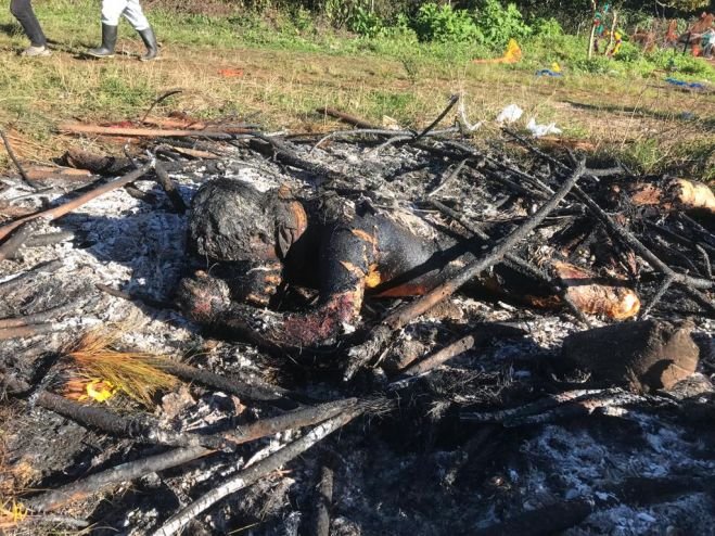 Localizan cuerpo incinerado en Santiago el Pinar