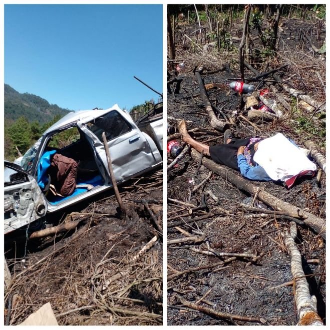 Un muerto y varios lesionados deja accidente en la carretera Oxchuc-Ocosingo