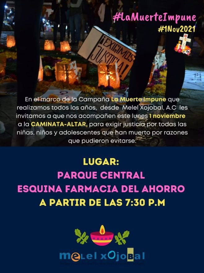 Se pronuncian en contra de la muerte impune