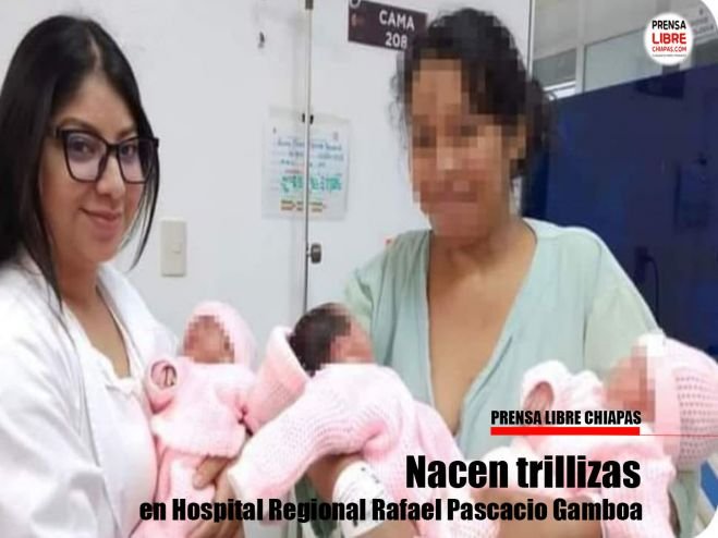 La adecuada intervención del personal de salud y los cuidados posteriores al nacimiento múltiple permitieron que la madre y las bebés fueran dadas de alta en buen estado de salud