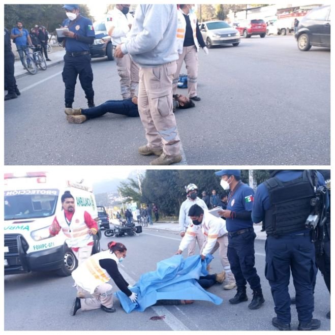 Pierde la vida al derrapar su motocicleta