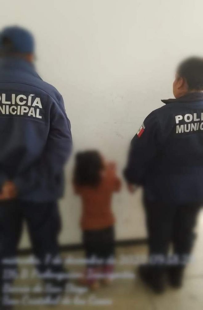 Abandonan a una niña de 5 años en la zona norte de San Cristóbal de Las Casas 