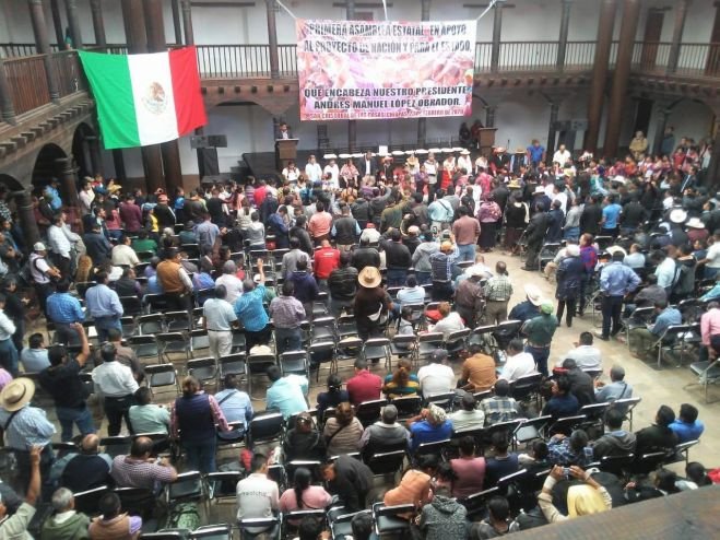 Realizan Primera Asamblea Estatal en apoyo al proyecto de nación que encabeza López Obrador