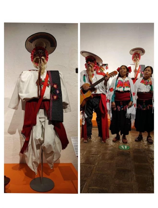 Exhiben atuendo tradicional del Carnaval de Huixtán