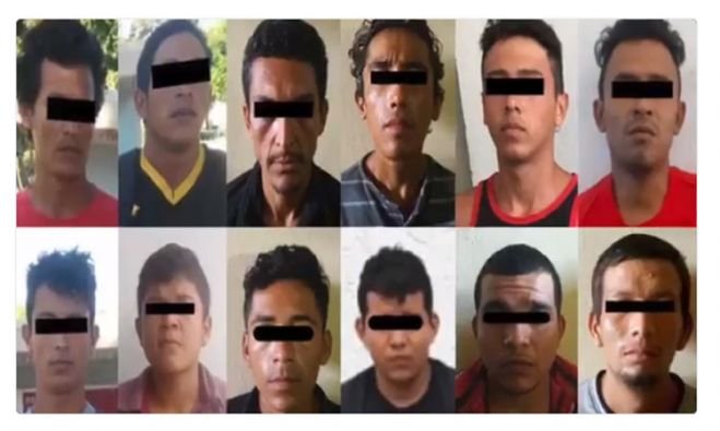 Detienen en Chiapas a 34 presuntos miembros de la Mara Salvatrucha
