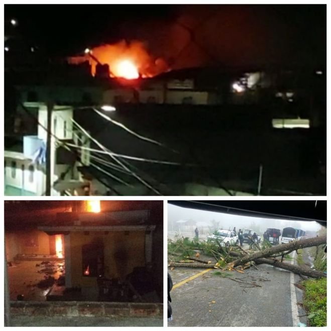 Ocho casas quemadas y lesionados deja enfrentamiento en Oxchuc