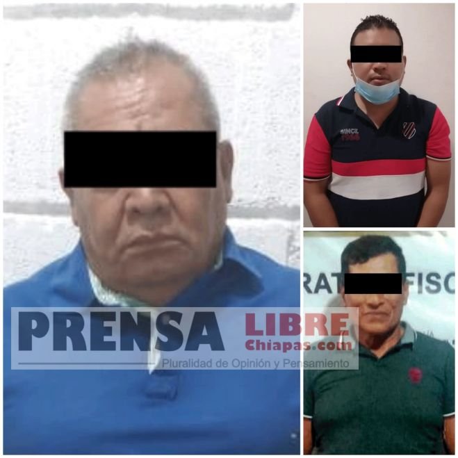 Captura FGE Objetivos Prioritarios 31, 32 y 33 por Secuestro en Chiapas