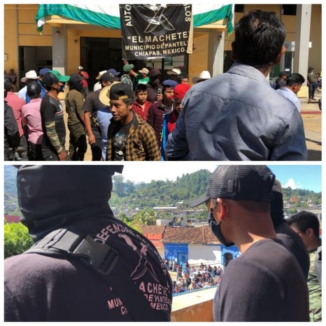 Autodefensas de Pantelhó exigen al gobierno de Chiapas instale Consejo Municipal
