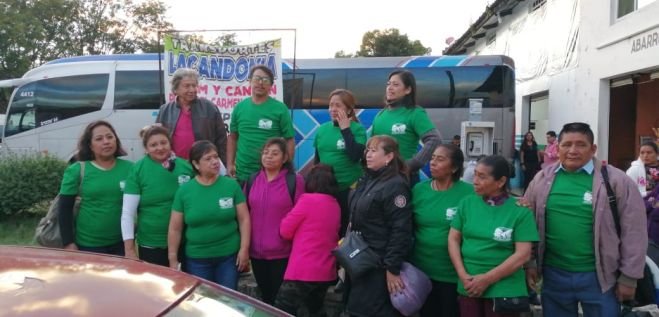 Jubilados de Chiapas viajan a México para instalar un plantón indefinido 