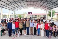 LA COLONIA 1&deg; DE ENERO RECIBE LA VISITA DE POLO MORALES.
