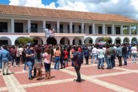 Esta es la primera vez que se realiza un simulacro con este fen&oacute;meno, en la entidad, con esto pretendemos crear conciencia de que no solamente en sismos debemos estar preparados, sino que tambi&eacute;n en cualquier emergencia que pudiera presentarse.