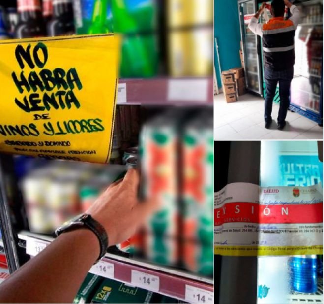 Anuncia Secretaría de Salud aplicación de “Ley Seca” los días 1 y 2 de junio
