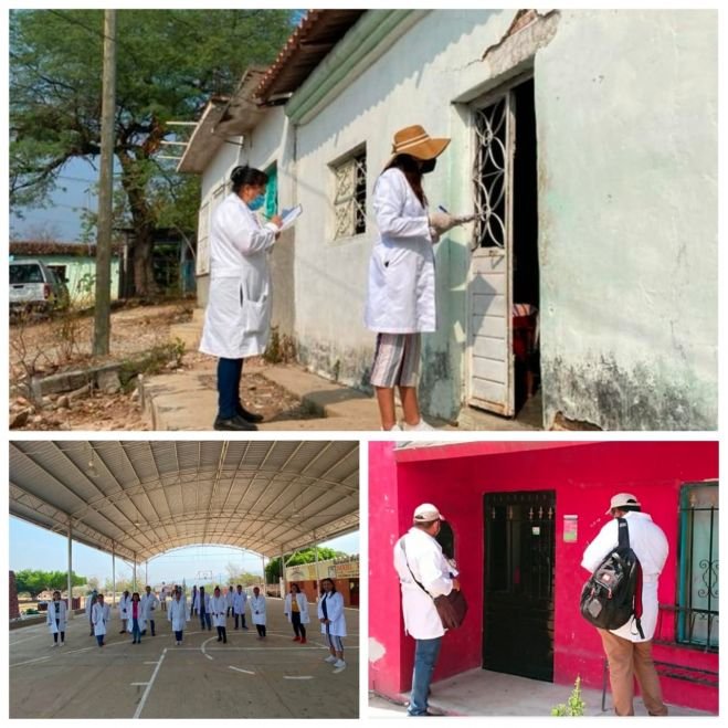 Salud trabaja con acciones comunitarias para romper cadena de contagio del COVID-19