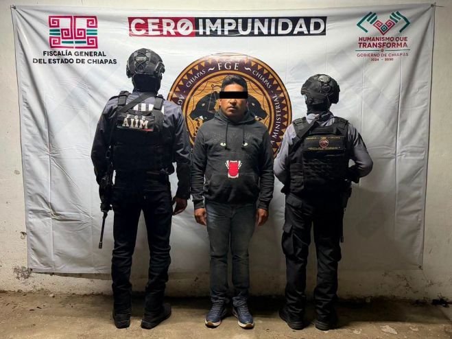 FGE y SSP ejecuta orden de aprehensión por el delito de pederastia agravada