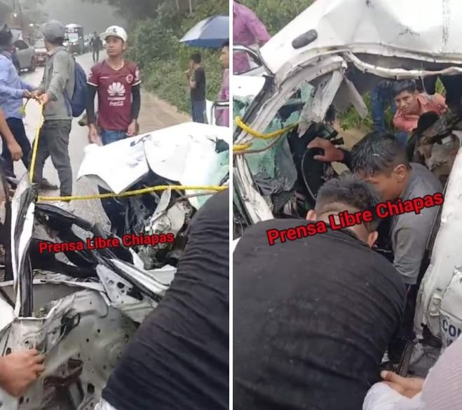 Un lesionado de gravedad deja accidente    en Tenejapa 