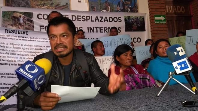 Desplazados de Chalchihuit&aacute;n advierten posible enfrentamiento por problemas agrarios
