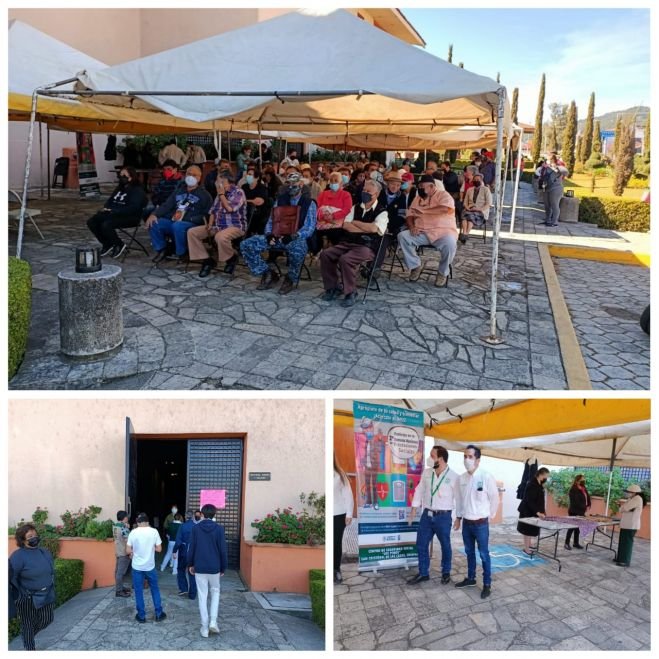 Inicia refuerzo de la vacuna contra el Covid-19 para adultos mayores en San Cristóbal