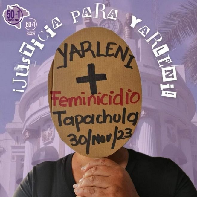 Un nuevo feminicidio se registra en Chiapas, el tercero en la semana.