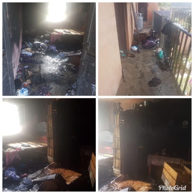 Pérdidas materiales deja incendio en casa habitación