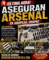 FUERTE OPERATIVOEN JIQUIPILAS: ASEGURAN ARMAMENTO, GRANADAS Y EQUIPO T&Aacute;CTICO