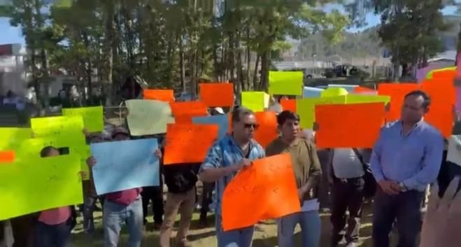 Protestan ind&iacute;genas en el penal de San Crist&oacute;bal de Las Casas 