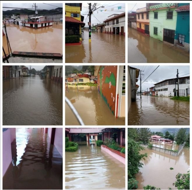 M&aacute;s de 200 familias afectadas por las inundaciones en San Crist&oacute;bal de Las Casas 