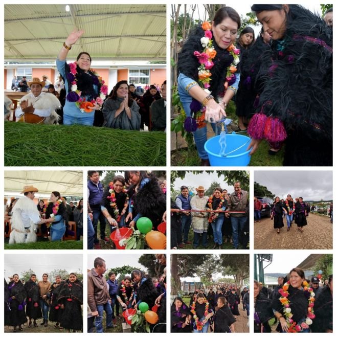 Inaugura Jer&oacute;nima Toledo red de agua potable para familias de Coraz&oacute;n de Mar&iacute;a.