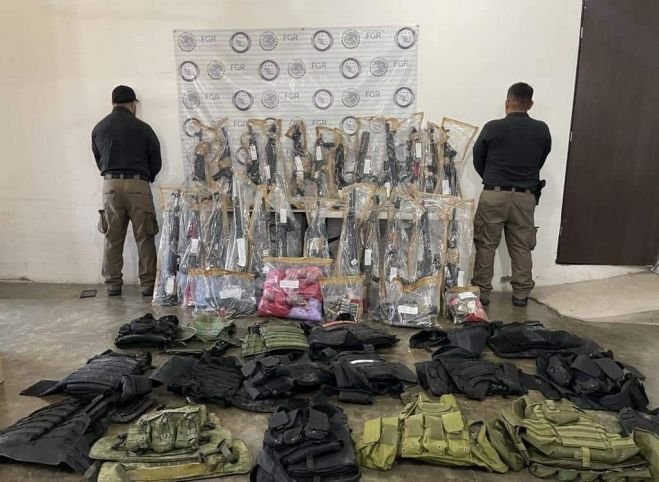 EN CATEO FGR ASEGURA A UNA PERSONA Y 29 ARMAS EN CHIAPAS