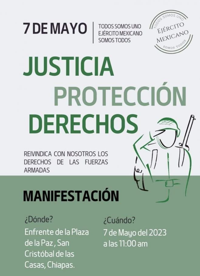 Familiares de militares se manifestarán para exigir justicia y su liberación 