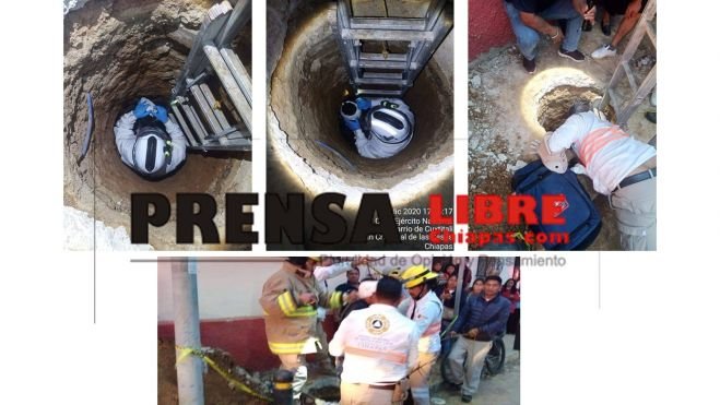 Rescatan a indigente que qued&oacute; atrapado en un hoyo