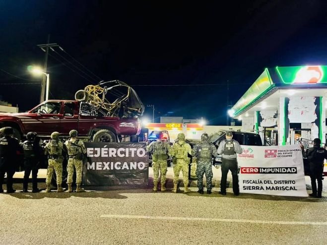 Operativo interinstitucional en Comalapa deja nueve veh&iacute;culos asegurados