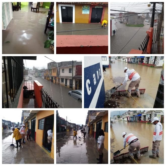 Encharcamientos y aguas negras en viviendas deja torrencial lluvia en San Crist&oacute;bal