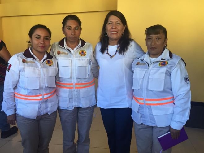 POR PRIMERA VEZ EN SAN CRISTÓBAL DE LAS CASAS TRES MUJERES TOMAN MANDO EN LA DIRECCIÓN DE PROTECCIÓN CIVIL MUNICIPAL