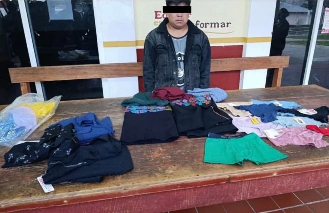 Detienen a hombre por  presunto robo en Tenejapa