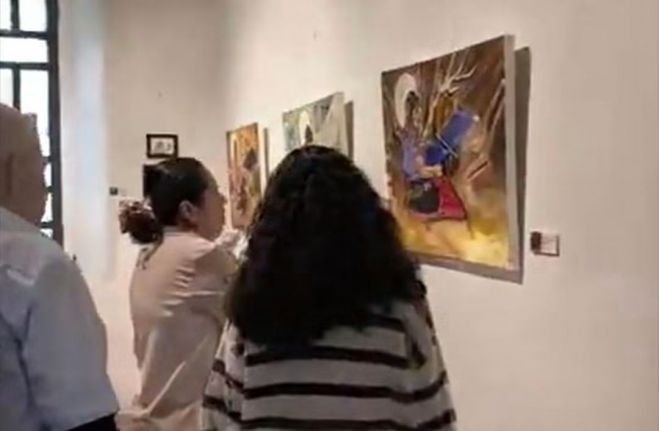Presentan exposición pictórica “Saberes Ancestrales”