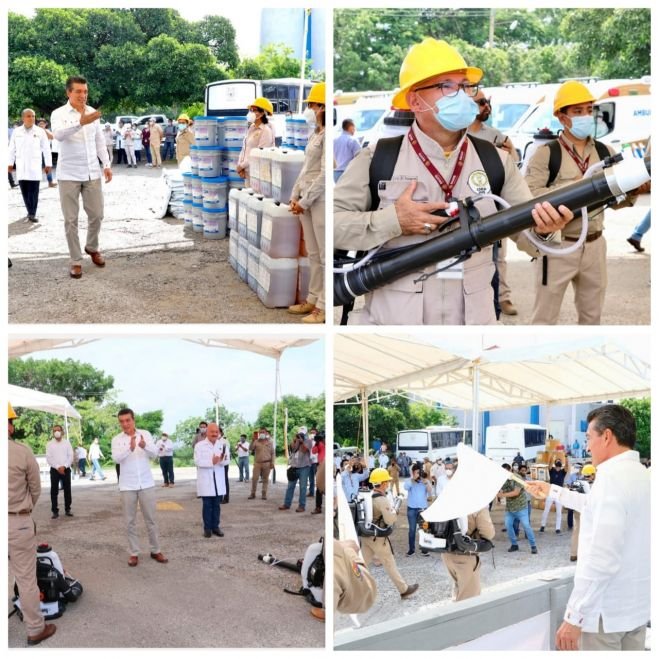 FORTALECE RUTILIO ESCANDÓN ACCIONES CONTRA EL DENGUE CON ENTREGA DE VEHÍCULOS, INSUMOS Y EQUIPAMIENTO