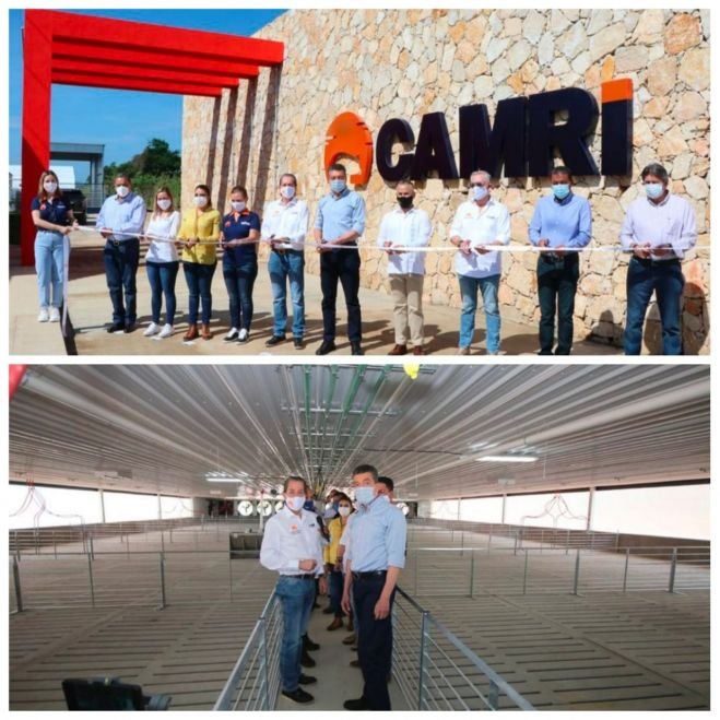 Rutilio Escandón destaca inversión de 120 mdd en el Corporativo Porcícola Camri