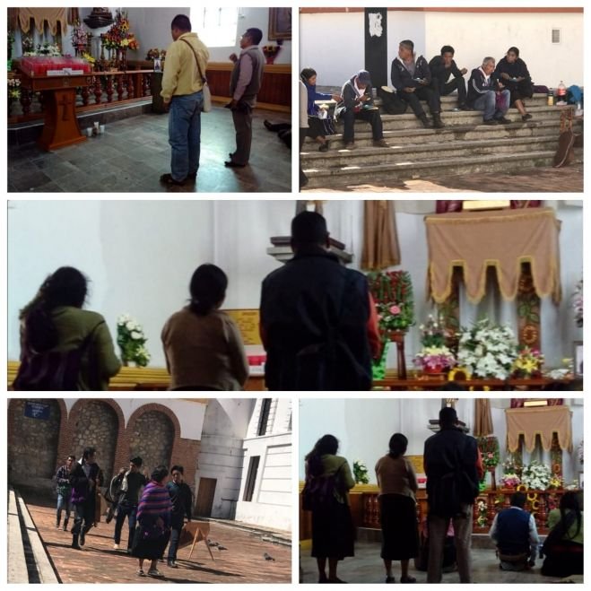 Ind&iacute;genas de R&iacute;o Florido rezan en San Crist&oacute;bal para que se acabe la delincuencia en su comunidad
