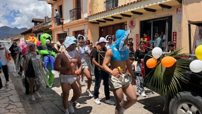 Panzudos anuncian fiesta de La Merced en San Cristóbal de Las Casas