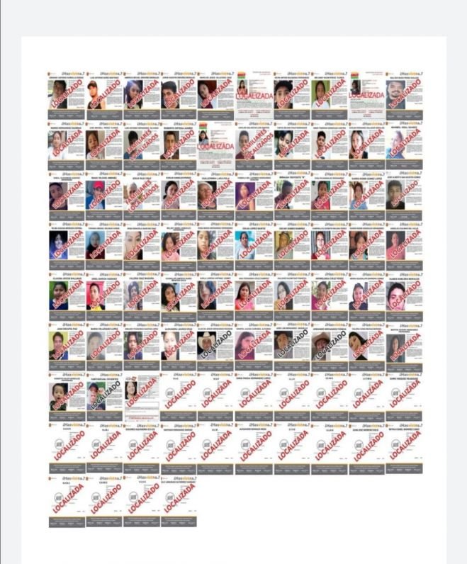 Localiza FGE en un mes a 84 personas reportadas como desaparecidas