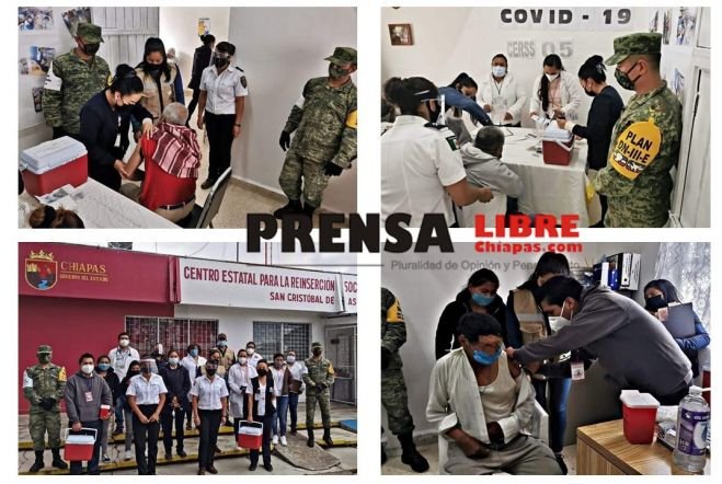 APLICAN VACUNAS ANTICOVID EN EL CERSS 5