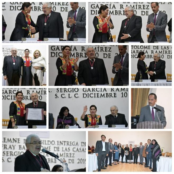 ENTREGA AYUNTAMIENTO DE SAN CRIST&Oacute;BAL MEDALLA &ldquo;FRAY BARTOLOM&Eacute; DE LAS CASAS&rdquo; AL DR. SERGIO GARC&Iacute;A RAM&Iacute;REZ