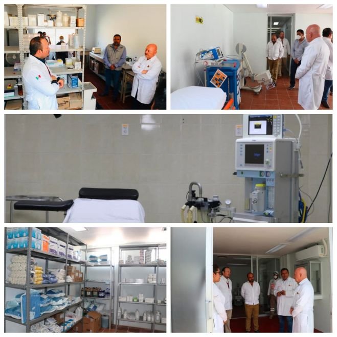 Secretario de Salud supervisa Cl&iacute;nica COVID-19 de Ocosingo