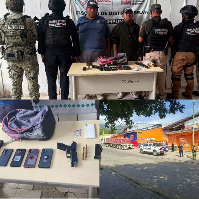 Ejército Mexicano realiza aseguramiento en el Municipio de Ocosingo, Chiapas”  