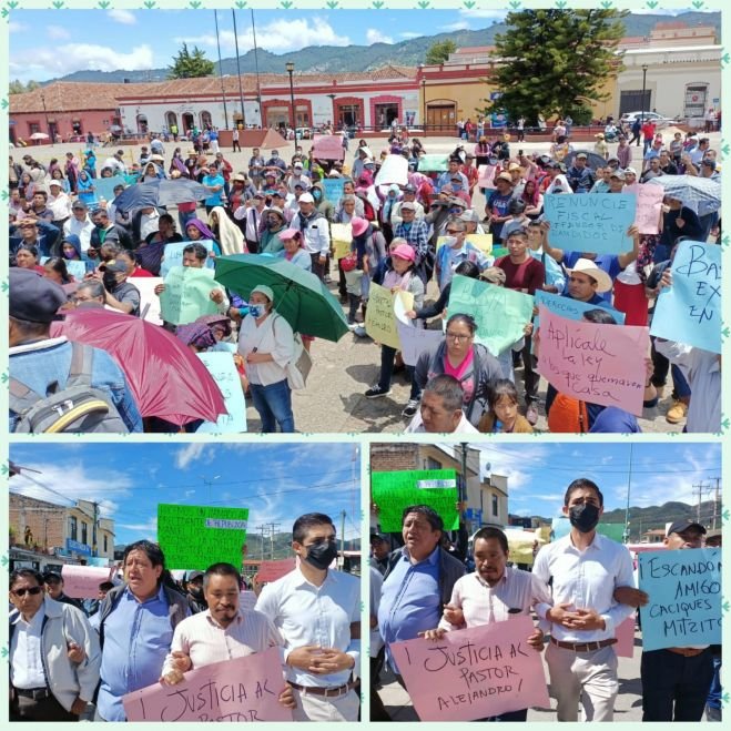 Evangelicos marchan para pedir la liberaci&oacute;n del pastor Alejandro Jim&eacute;nez
