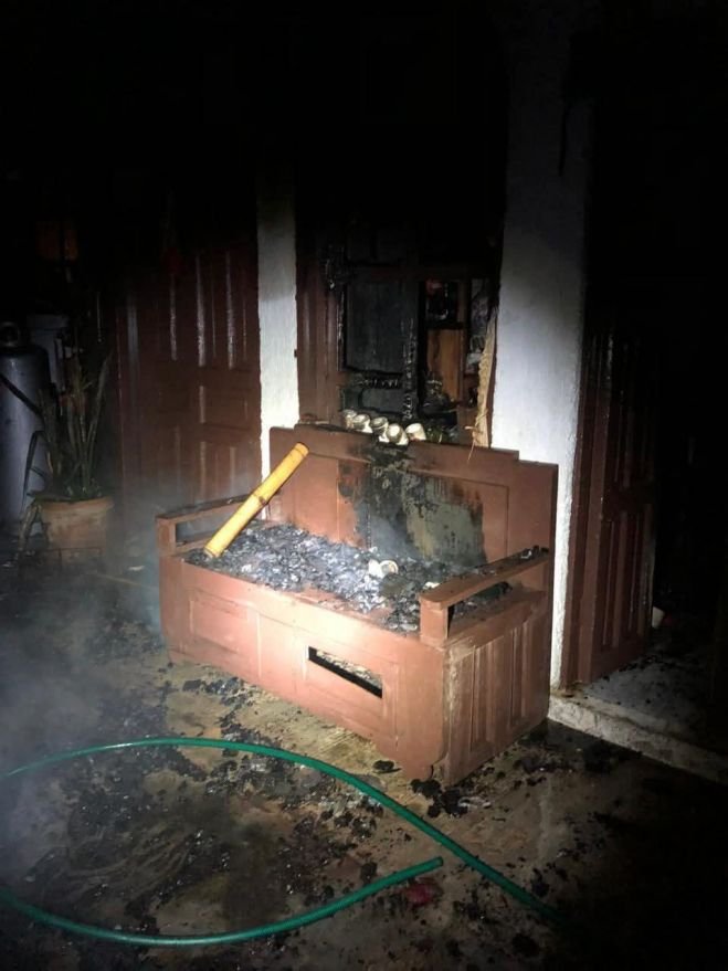 Incendio consume vivienda en la colonia Retiro San Martín 