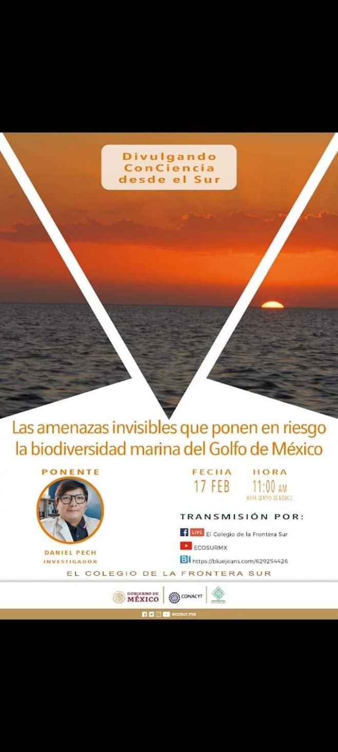 Impartirán plática "las amenazas que ponen en riesgo la biodiversidad marina"
