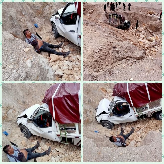 Dos lesionados deja accidente en la vía San Cristóbal-Rancho Nuevo