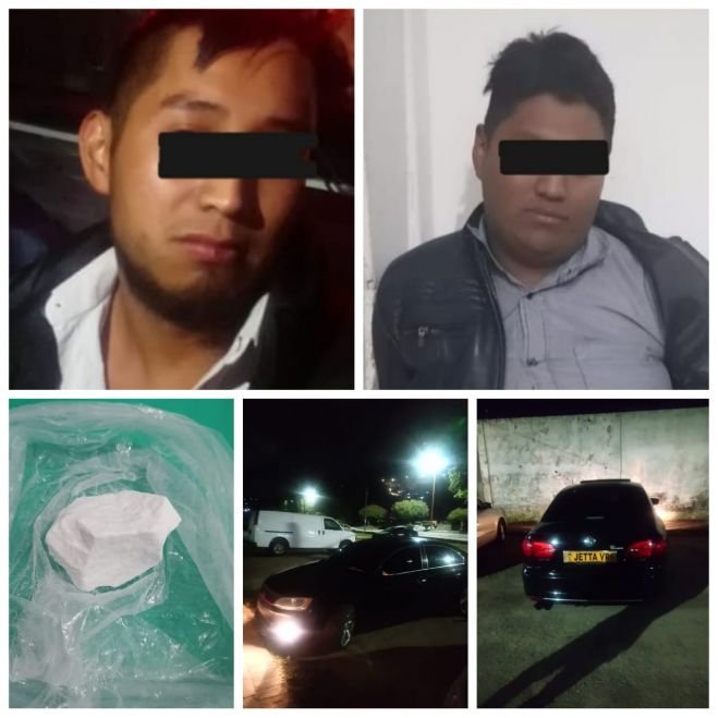 Detienen a  dos tzotziles  con terrón de cocaína en el centro de SCLC